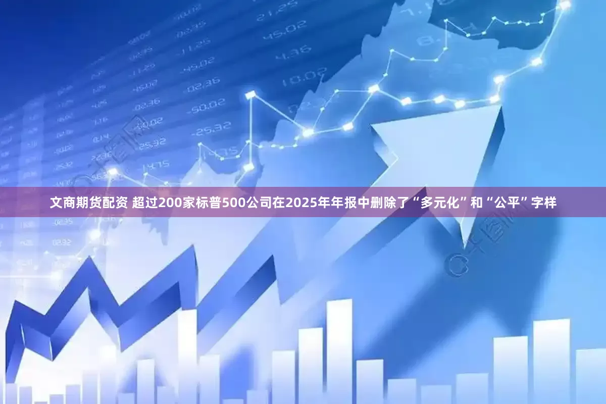 文商期货配资 超过200家标普500公司在2025年年报中删除了“多元化”和“公平”字样